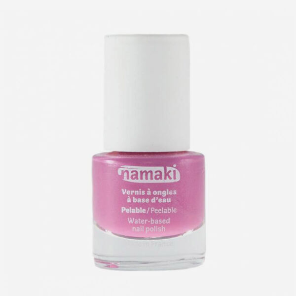 Wasserbasierter Nagellack von Namaki Cosmetics in pink