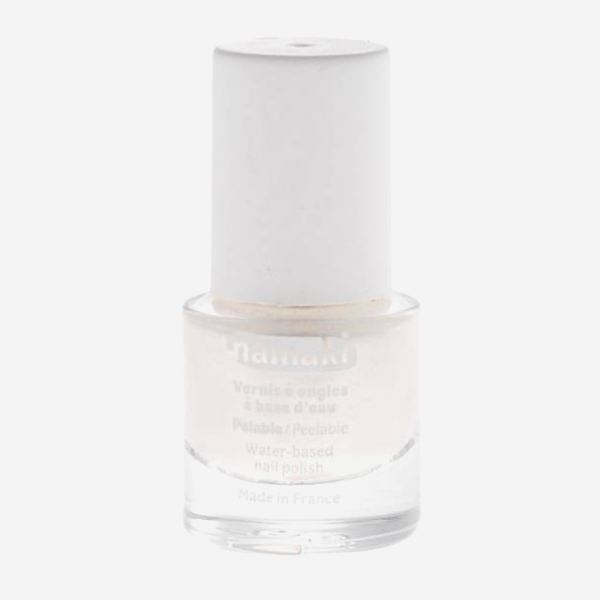 Wasserbasierter Nagellack von Namaki Cosmetics in pearly white