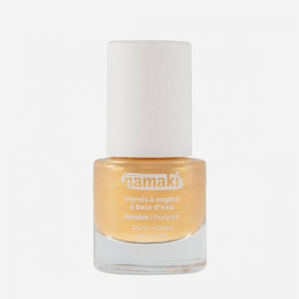 Wasserbasierter Nagellack von Namaki Cosmetics in gold