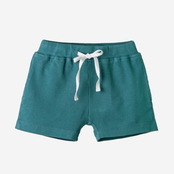 Kinder Jimmy Shorts von Organic by Feldman aus Bio-Baumwolle in emerald