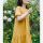 Kinder Musselin Kleid von People Wear Organic aus Bio-Baumwolle in gelb 3