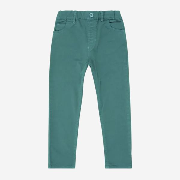 Hose DEA von Sense Organics aus Bio Baumwolle in deep teal petrol grün