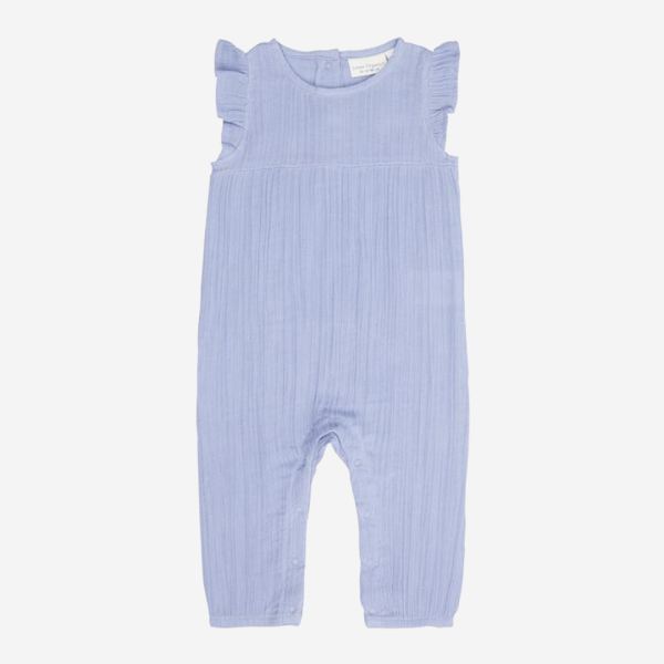 Baby Musselin Overall MARLI BUTTERFLY von Sense Organics aus Bio Baumwolle in lavender blue