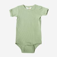 Baby Body kurzarm von Joha aus Bio-Baumwolle in blass...