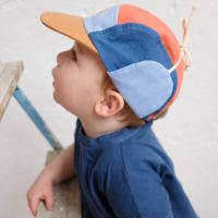 Baby Cap Wolly von New Kids in the House aus Bio-Baumwolle in washed-out multi 5