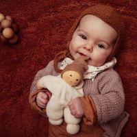 Baby Greifling Nucki von Nanchen aus Bio-Baumwolle in beige