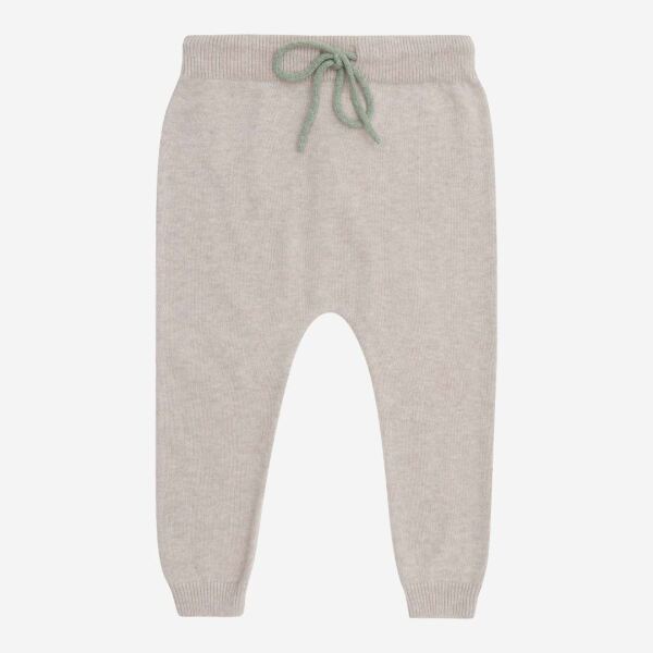 Hipsterpant von Puri Organic aus Bio-Baumwolle und Wolle in oyster grey