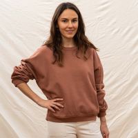 Damen Sweatshirt Malo von Matona aus Bio-Baumwolle in cedar 3