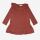 Kinder Kleid von Petit Piao aus Bio-Baumwolle/Modal in berry dust/dark red