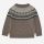 Kinder Pullover Fair Isle von FUB aus Wolle in beige melange