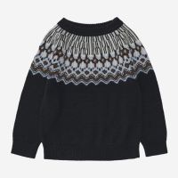 Kinder Pullover Fair Isle von FUB aus Wolle in dark navy