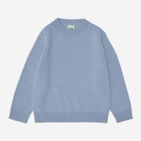 Kinder Rundhals Pullover von FUB aus Wolle in sky