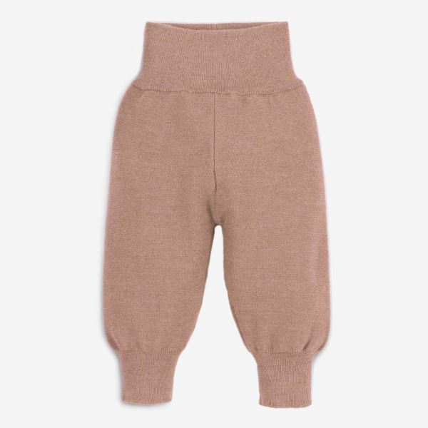 Baby Feinstrick Hose von Halfen aus Wolle in rose