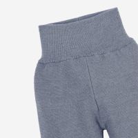 Baby Feinstrick Hose von Halfen aus Wolle in rauchblau 2