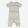 Baby Jumpsuit von Petit Piao aus Bio-Baumwolle/Modal in Ringel offwhite/light petrol