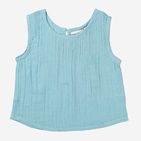 Fari Top von Sense Organics aus Bio-Baumwolle in dusty blue