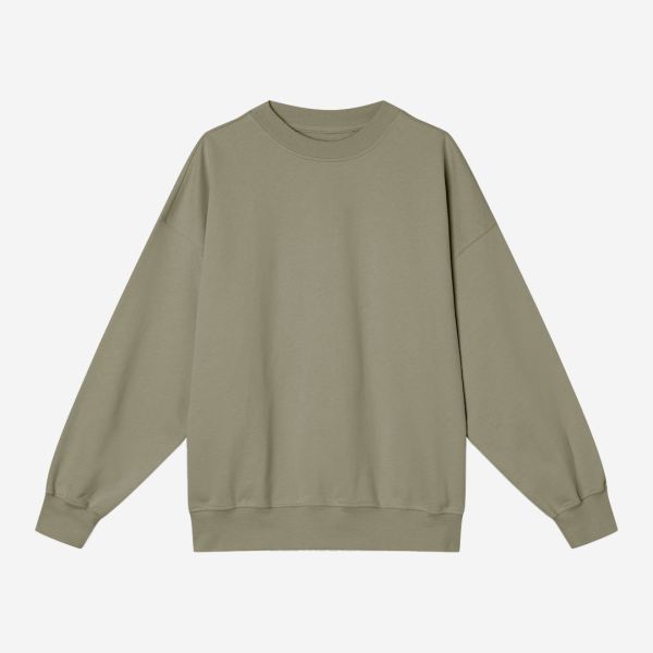 Adult Boxy Sweater von Orbasics aus Bio-Baumwolle in sage