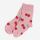 Kinder Socken von Grödo aus Bio-Baumwolle mit Kirsch-Motiv rosa