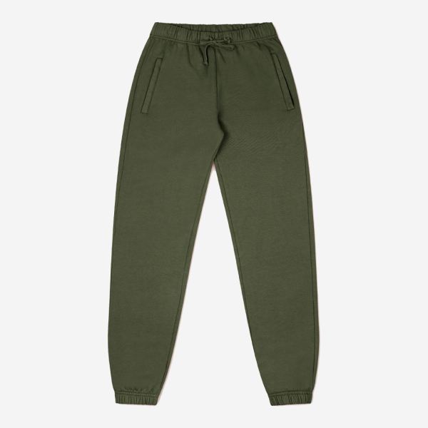 Jogging Hose Track Pants von Matona aus Bio-Baumwolle in myrtle