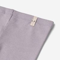 Kinder Rib Leggings Maddy von Wheat aus Bio-Baumwolle und Elasthan in lavender 2