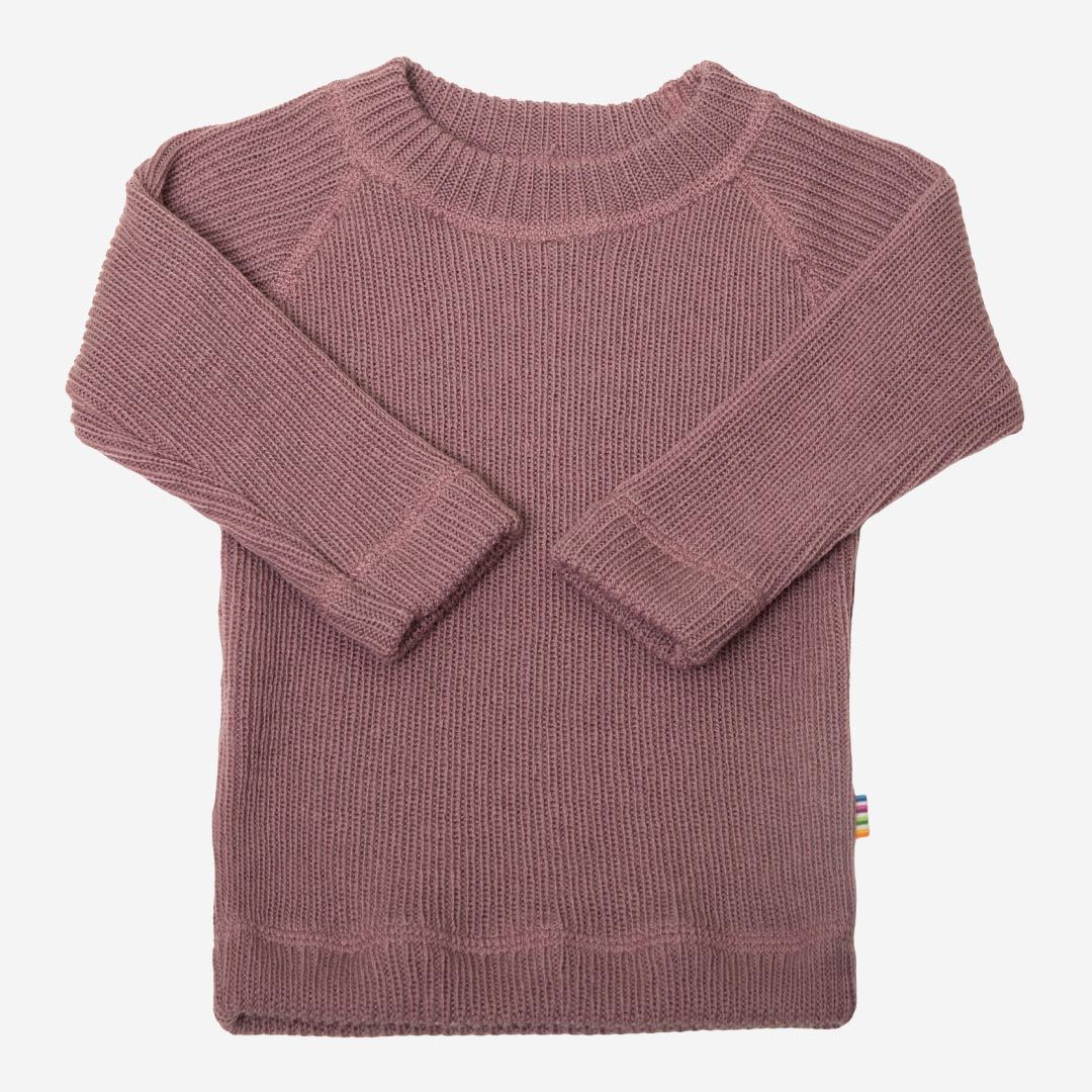 Kinder Strickpullover von Joha aus Merinowolle in rose | Lila Lämmchen  Onlineshop