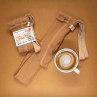 Wooly Leggings mit Hosenträgern von Silly Silas aus Wolle und Bio-Baumwolle in cappuccino 6