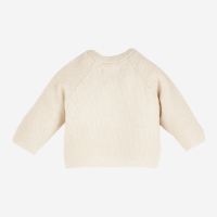 Baby Feinstrick Cardigan von Halfen aus Kaschmir-Wolle und Merinowolle in vanille 3