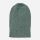 Mütze von De Colores aus Baby-Alpaka in graugrün meliert