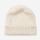 Mütze von De Colores aus Baby-Alpaka in weiß doppelt umgeschlagen