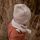 Baby und Kinder Mütze Efa von Hvid aus Merinowolle in sand 5