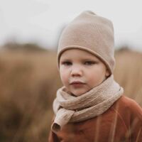 Baby und Kinder Mütze Efa von Hvid aus Merinowolle...