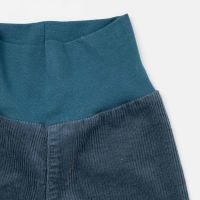 Baby Cordhose mit Nabelbund aus Bio-Baumwolle in blau 2