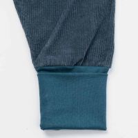 Baby Cordhose mit Nabelbund aus Bio-Baumwolle in blau 3