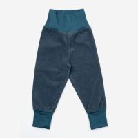 Baby Cordhose mit Nabelbund aus Bio-Baumwolle in blau