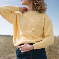 Damen Sweater Pissenlit von Poudre Organic aus...
