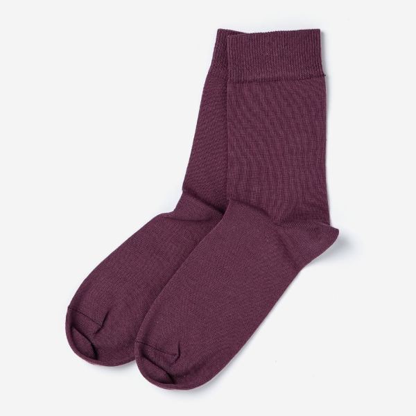 groedo socken damen bio-baumwolle brombeer