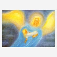 Postkarte „Schutzengel mit Kind“ von Ruth...