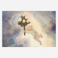 Postkarte „Christkind“ von Milli Weber