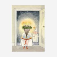 Postkarte „Neujahrssinger“ von Lena Anderson