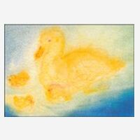 Postkarte „Enten mit Jungen“ von Dorothea...