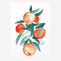 Postkarte „Orangenblüten“ von Sarah...