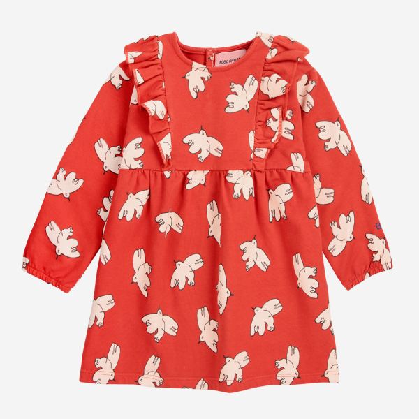 Baby Kleid Bio-Baumwolle Freedom Bird