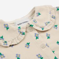 Baby Blouse Pansy Flower Bio-Baumwolle