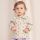 Baby Blouse Pansy Flower Bio-Baumwolle