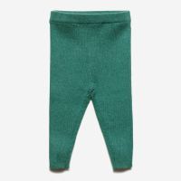 Leggings Rippstrick Baumwolle/Seide