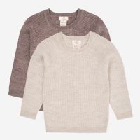 Strickpullover Rib Blouse Merinowolle