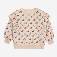 Baby Ruffle Sweatshirt Cherry Bio-Baumwolle