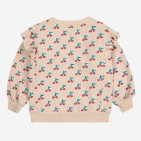 Baby Ruffle Sweatshirt Cherry Bio-Baumwolle