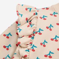 Baby Ruffle Sweatshirt Cherry Bio-Baumwolle