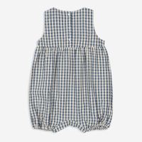 Baby Romper Kim Bio-Baumwolle blue check